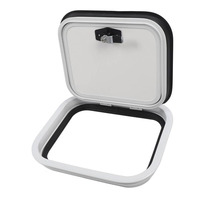 RV Cargo -Fondtür, 367x320mm RV Aufbewahrungslukentür Aluminium Legierung Sonnenschutz ASA Sandwich Panel RV Gepäcktür mit Sicherem Schloss für Wohnwagen -Wohnwagen Anhänger von Focket