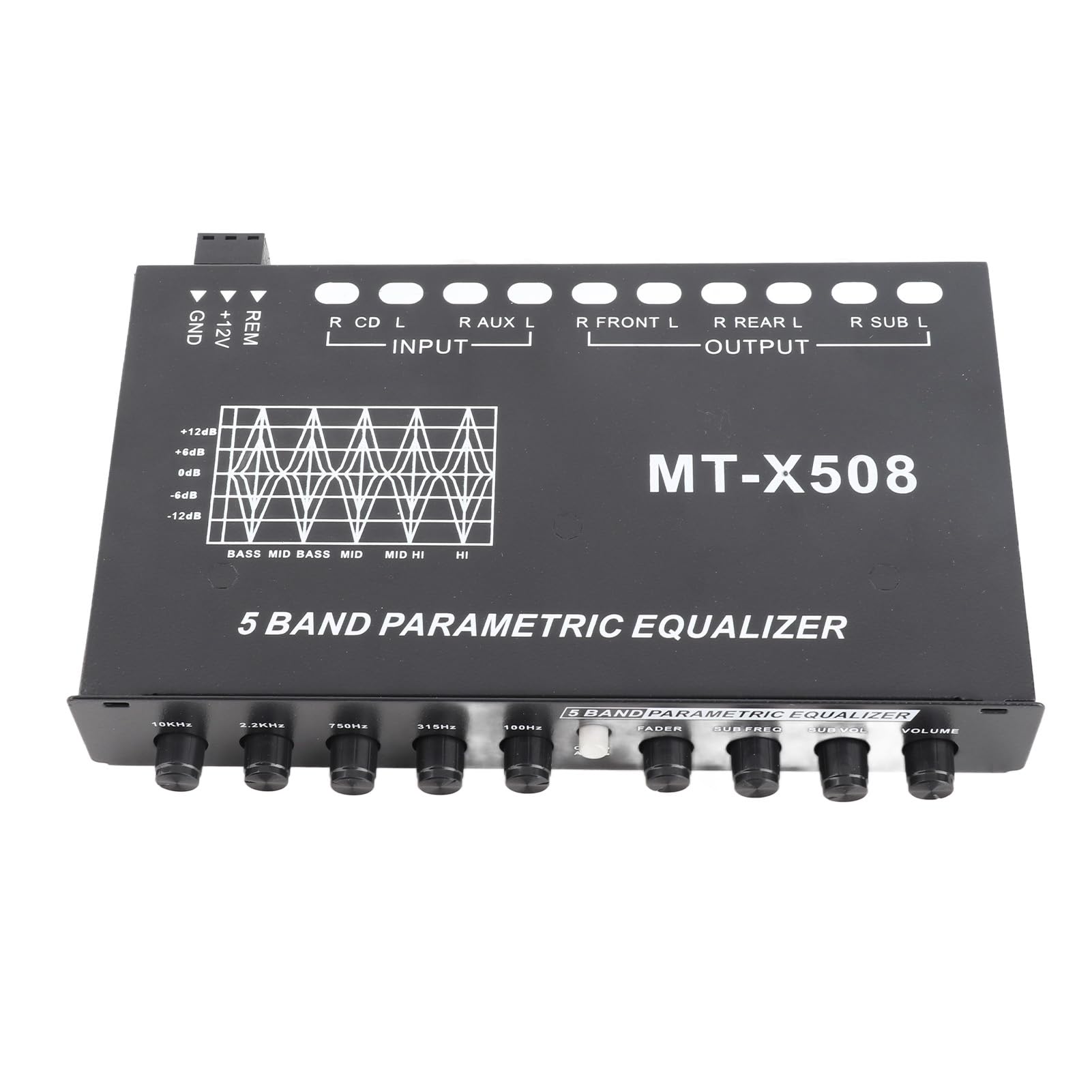 Auto-Audio-Equalizer, einstellbare 5 Bands präzise Abstimmung Auto-Verstärker Grafik-Equalizer einfach zu bedienen Auto-Equalizer für Motorrad Auto Auto-Audio-Equalizer, einstellbare 5 Bands präzise Abstimmung Auto-Verstärker Grafik-Equalizer einfach zu bedienen Auto-Equalizer für Motorrad Auto von Fockety