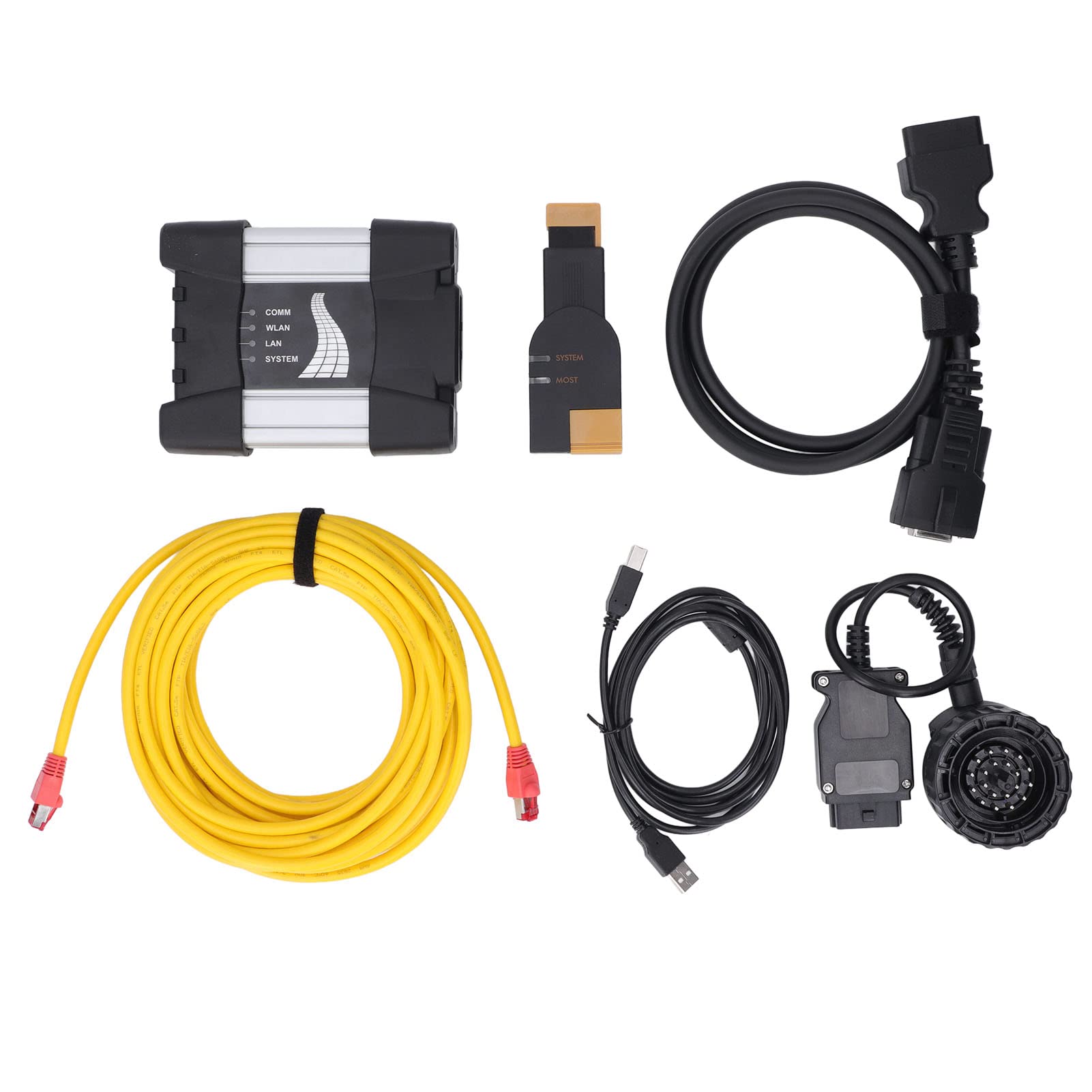 OBD2-Scanner, 3-in-1-Profi-Auto-Diagnose-Scan-Tool und Codeleser, Universelles OBD-II-Diagnose-Scanner-Programmiertool mit 20-poligem Kabel für Alle Fahrzeuge mit OBD-II-Protokoll, für ICOM A2 B C OBD2-Scanner, 3-in-1-Profi-Auto-Diagnose-Scan-Tool und Codeleser, Universelles OBD-II-Diagnose-Scanner-Programmiertool mit 20-poligem Kabel für Alle Fahrzeuge mit OBD-II-Protokoll, für ICOM A2 B C von Fockety
