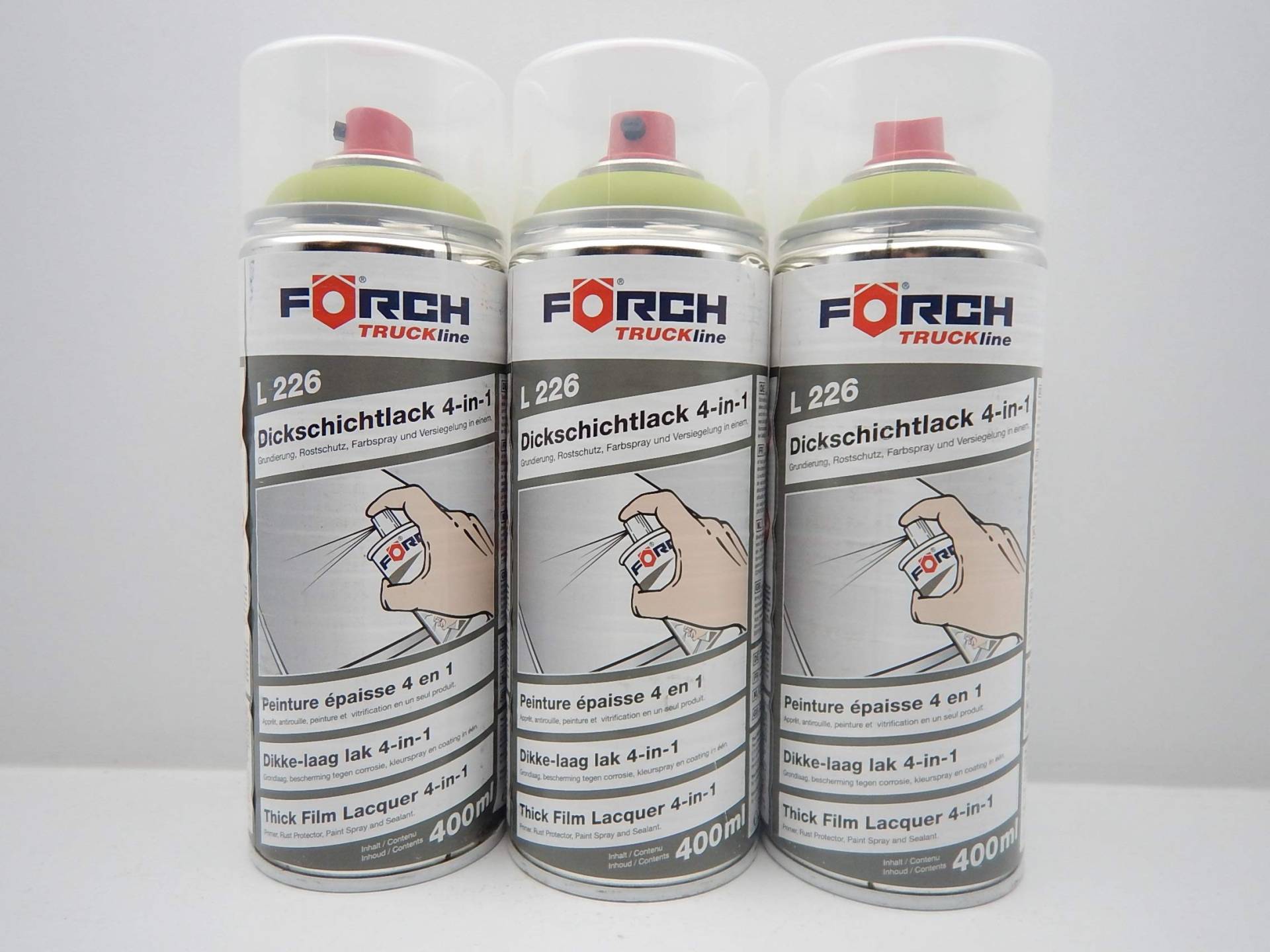 FORCH 4 in 1 CLAAS GRÜN LANDMASCHINE DICKSCHICHTLACK Lack Spray SPRAYDOSE 400ML (3) von FORCH