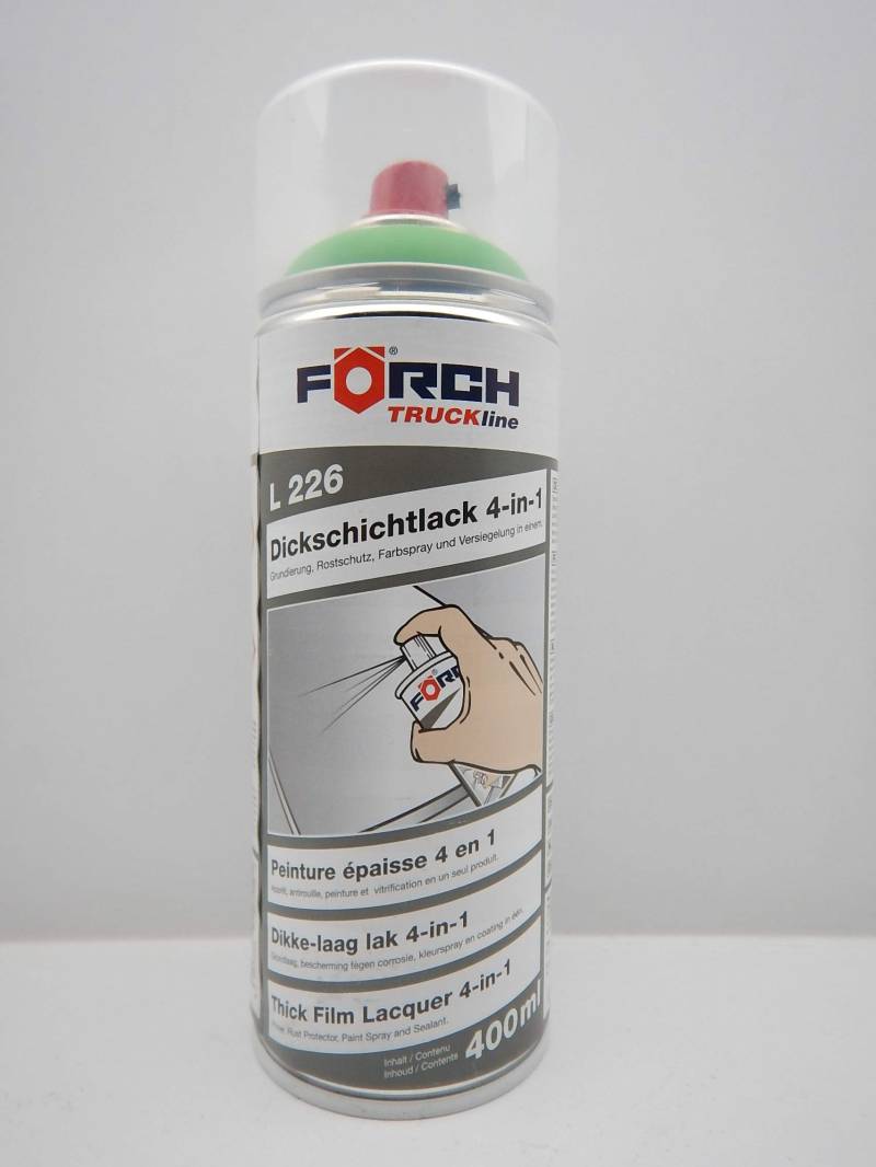 FORCH 4 in 1 DEUTZ GRÜN LANDMASCHINE DICKSCHICHTLACK Lack Spray SPRAYDOSE 400ML (1) von FORCH