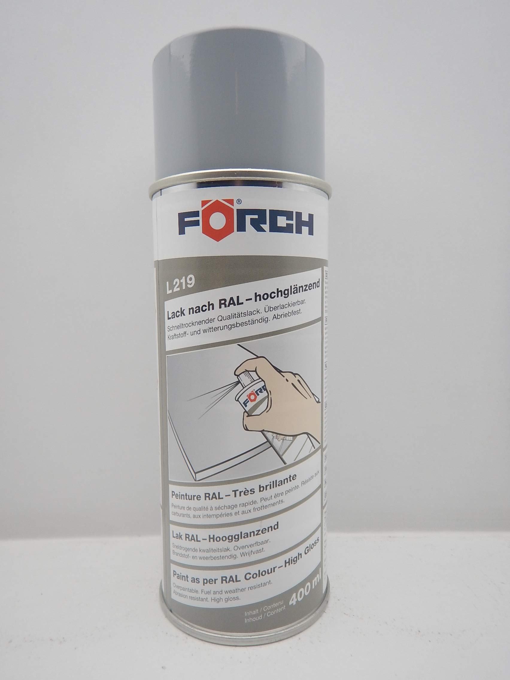 FORCH FENSTERGRAU GRAU RAL 7040 Lack LACKSPRAY Spray SPRAYDOSE 400ML (1) von FORCH