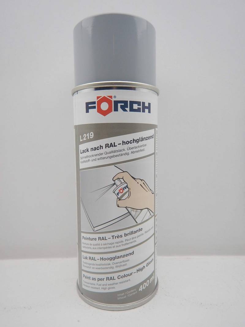 FORCH FENSTERGRAU GRAU RAL 7040 Lack LACKSPRAY Spray SPRAYDOSE 400ML (1) von FORCH