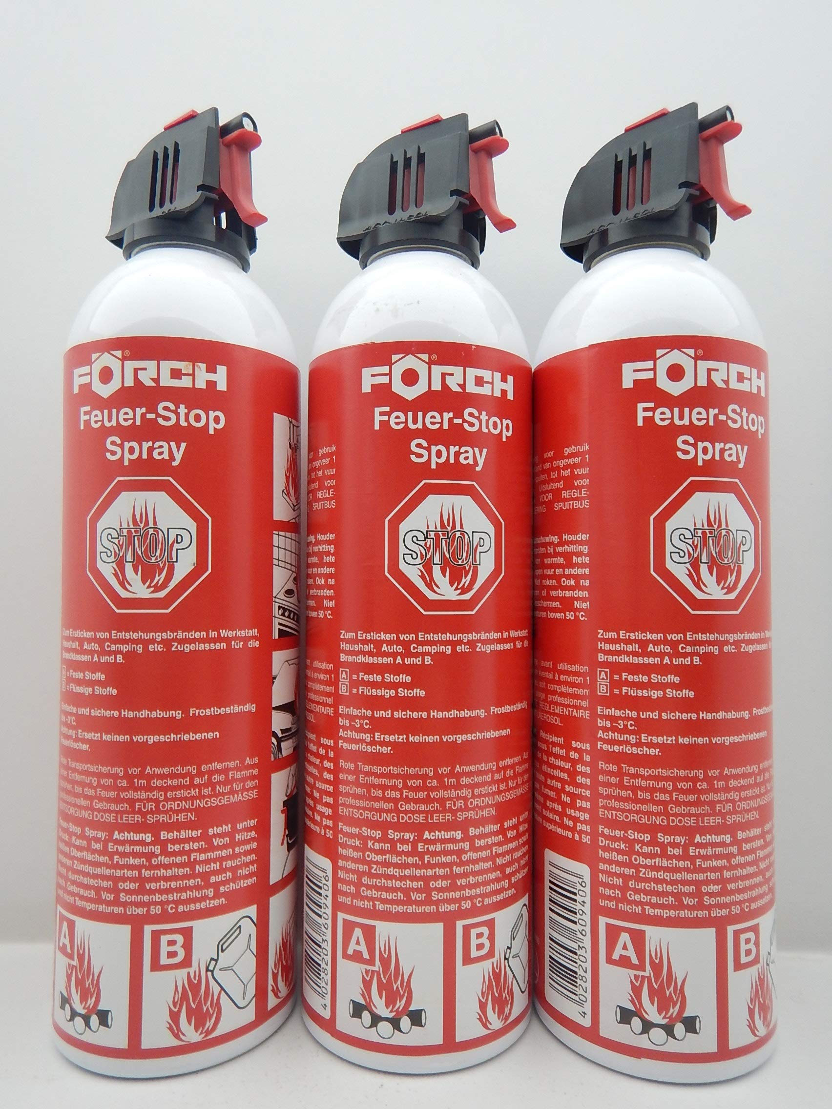 FORCH Feuer Stop Spray FEUERLÖSCHER Pulver AFFF KFZ Werkstatt 400ML (3) von FORCH