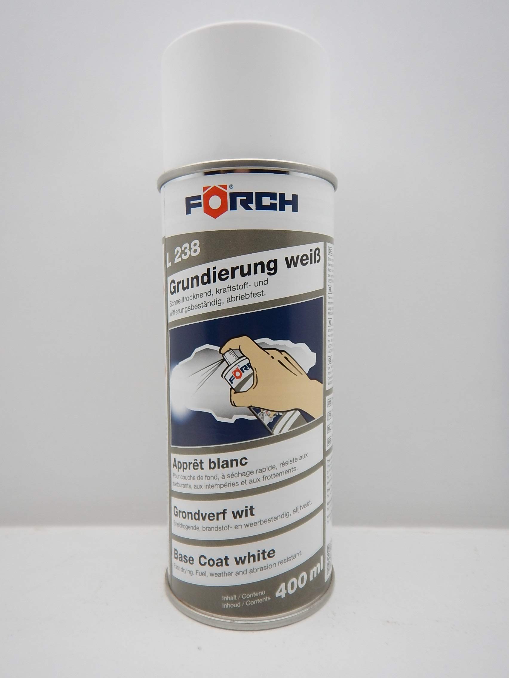 FORCH GRUNDIERUNG Weiss GRUNDIERFILLER Filler FÜLLER L238 Spray 400ML (1) von FORCH