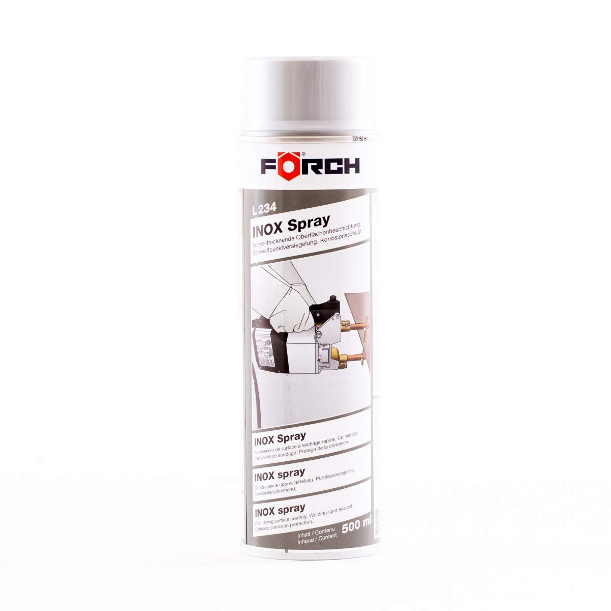 Förch INOX L234 SCHWEIß Spray EDELSTAHLSPRAY Edelstahl SPRAYDOSE KORROSIONSSCHUTZ (1) von Förch