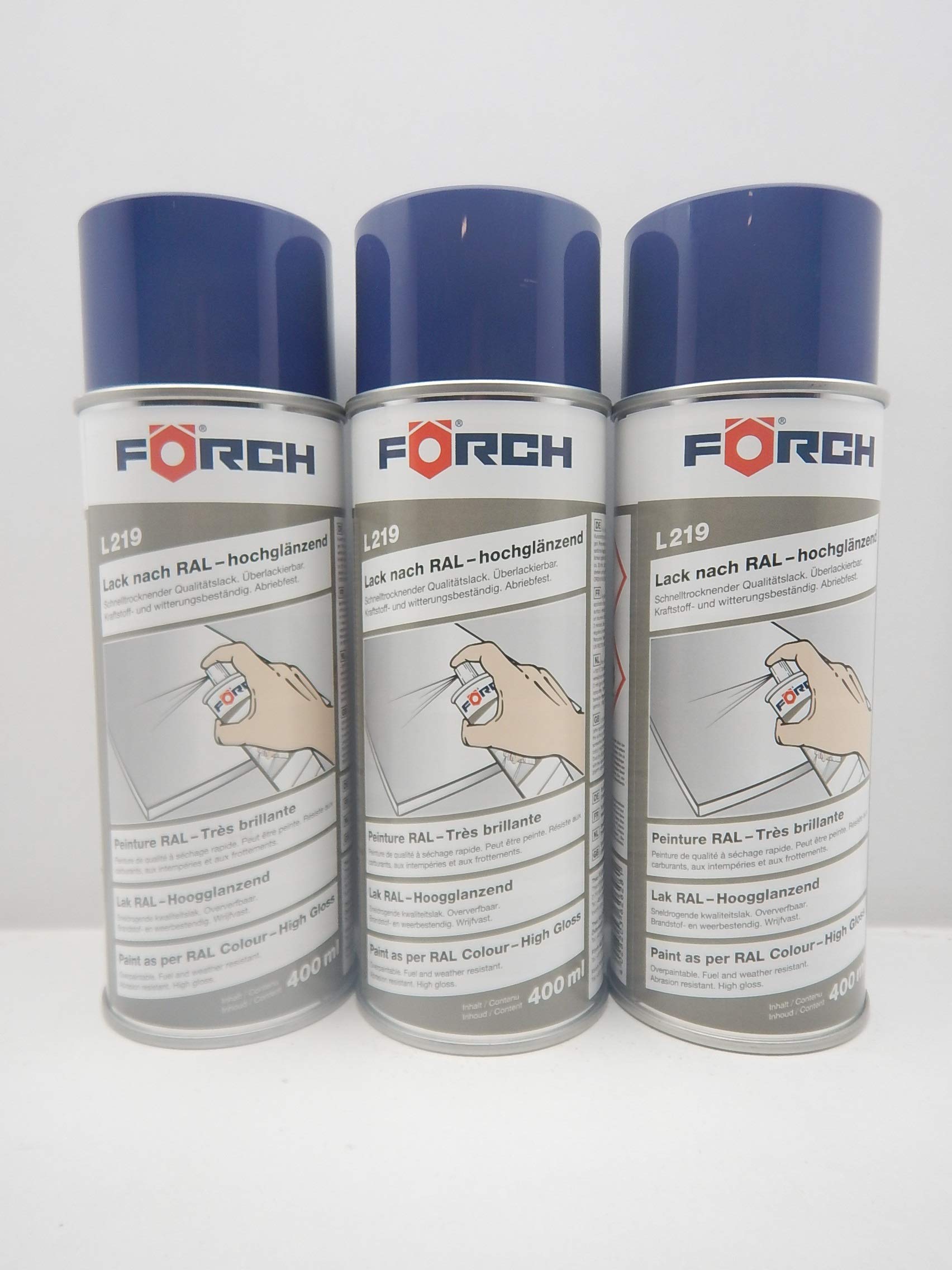 FORCH Kobaltblau BLAU RAL 5013 Lack LACKSPRAY Spray SPRAYDOSE 400ML von FORCH