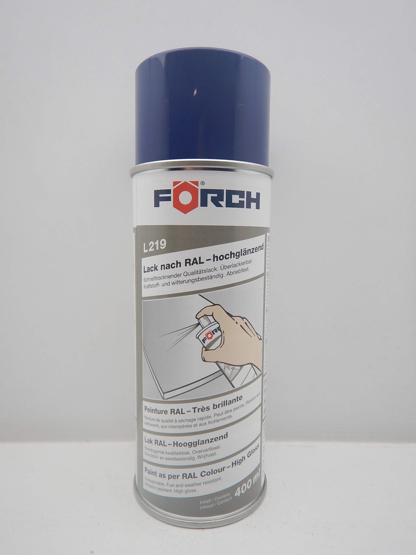 FORCH Kobaltblau BLAU RAL 5013 Lack LACKSPRAY Spray SPRAYDOSE 400ML von FORCH