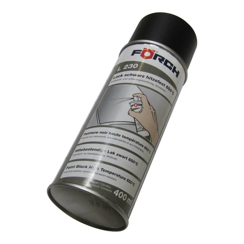 Förch Lack L230 schwarz hitzefest 650 °C von SUPERSPORT
