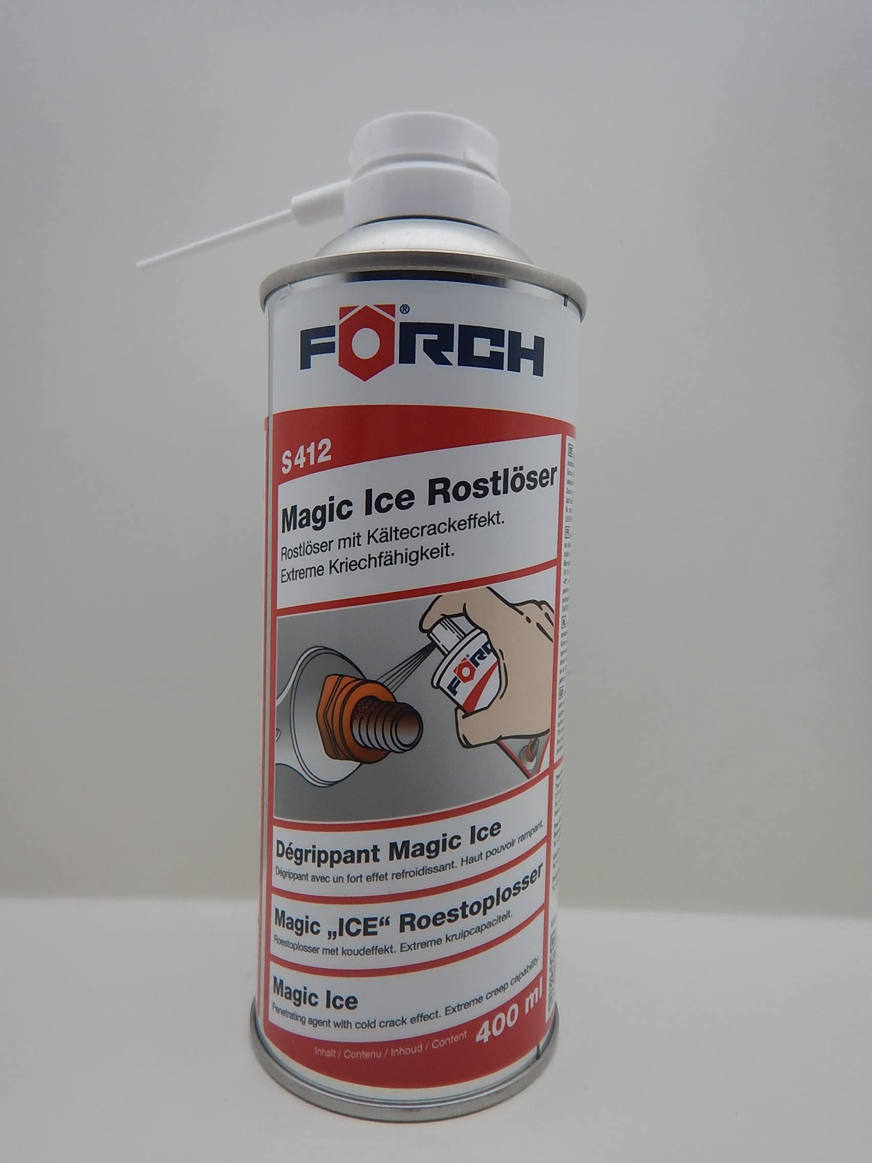 Förch Magic Ice S412 ROSTLÖSER KÄLTECRACKEFFEKT VEREISER Spray KRIECHÖL 400ML (1) von Förch