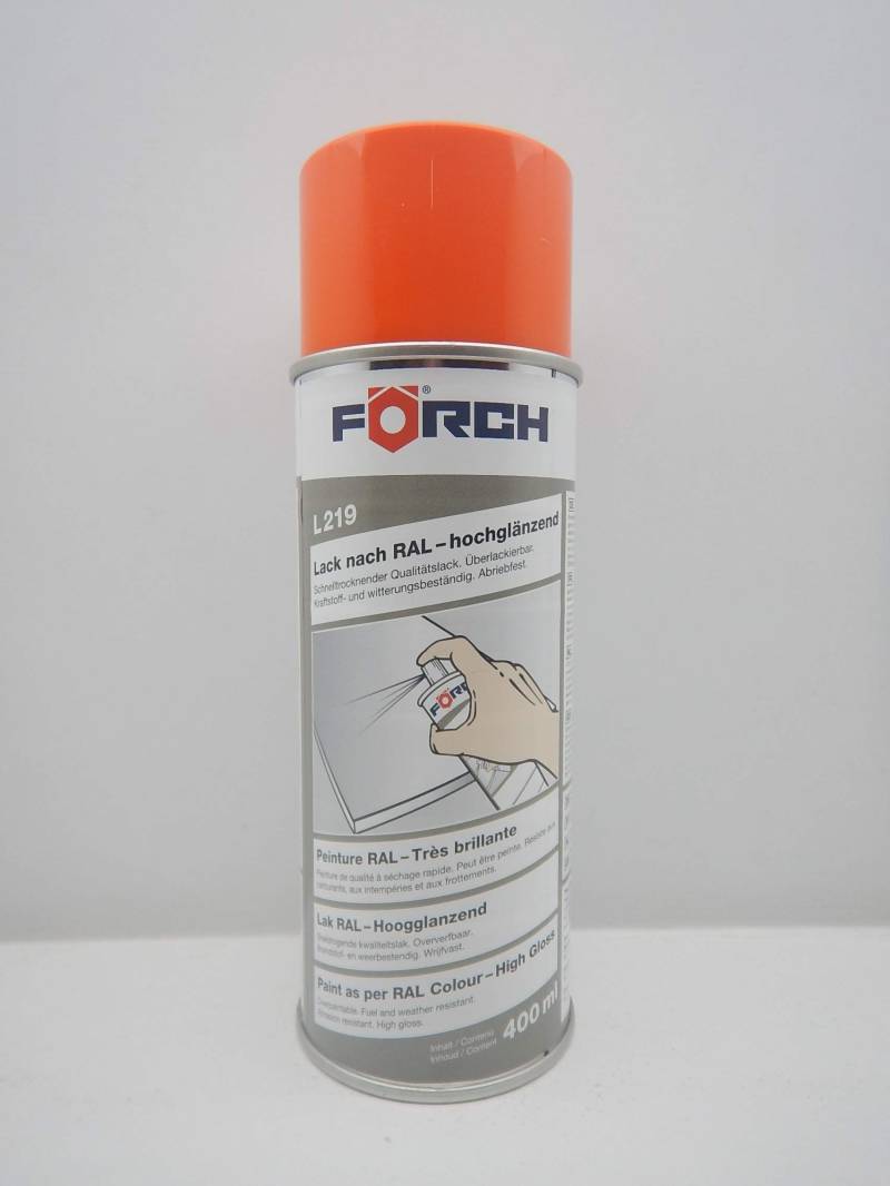 FORCH REINORANGE ORANGE RAL 2004 Lack LACKSPRAY Spray SPRAYDOSE 400ML (1) von FORCH