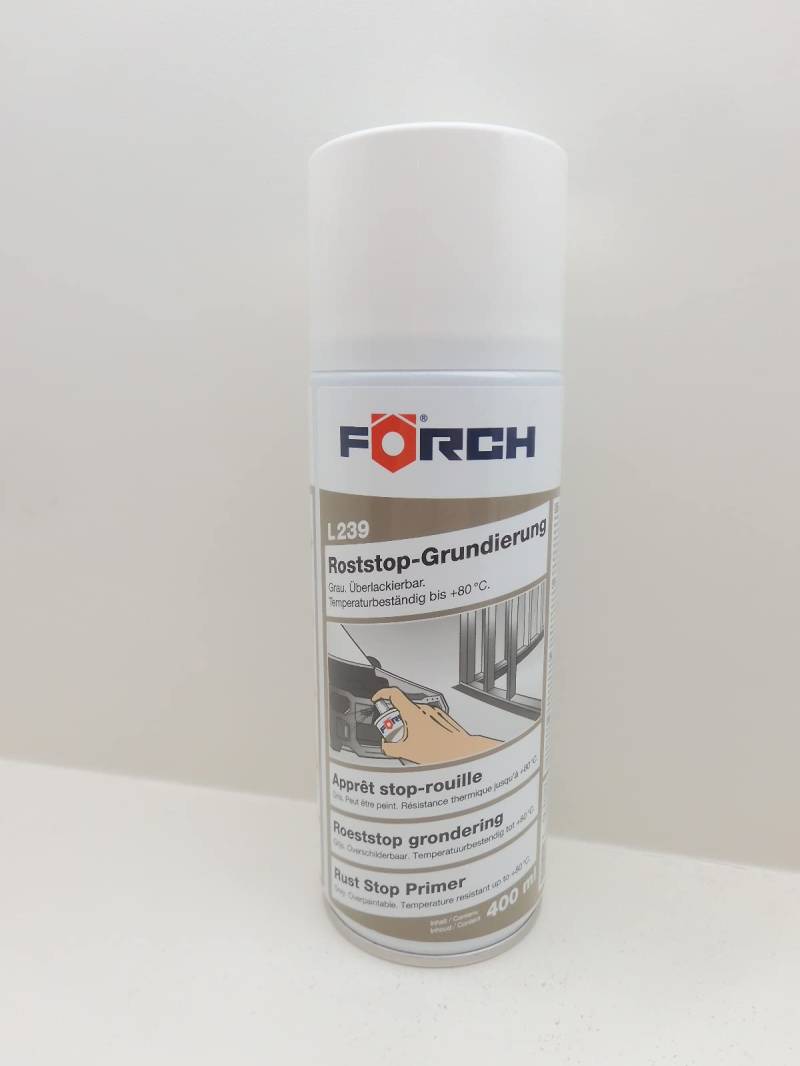 FORCH ROSTSTOP ROST GRUNDIERUNG Anti ROST L239 Spray 400ML GRAU (1) von FORCH