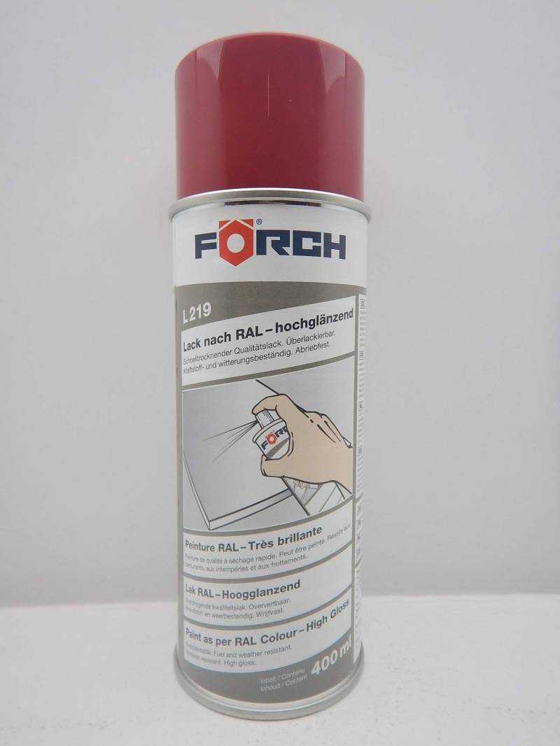 FORCH RUBINROT ROT RAL 3003 Lack LACKSPRAY Spray SPRAYDOSE 400ML (1) von FORCH