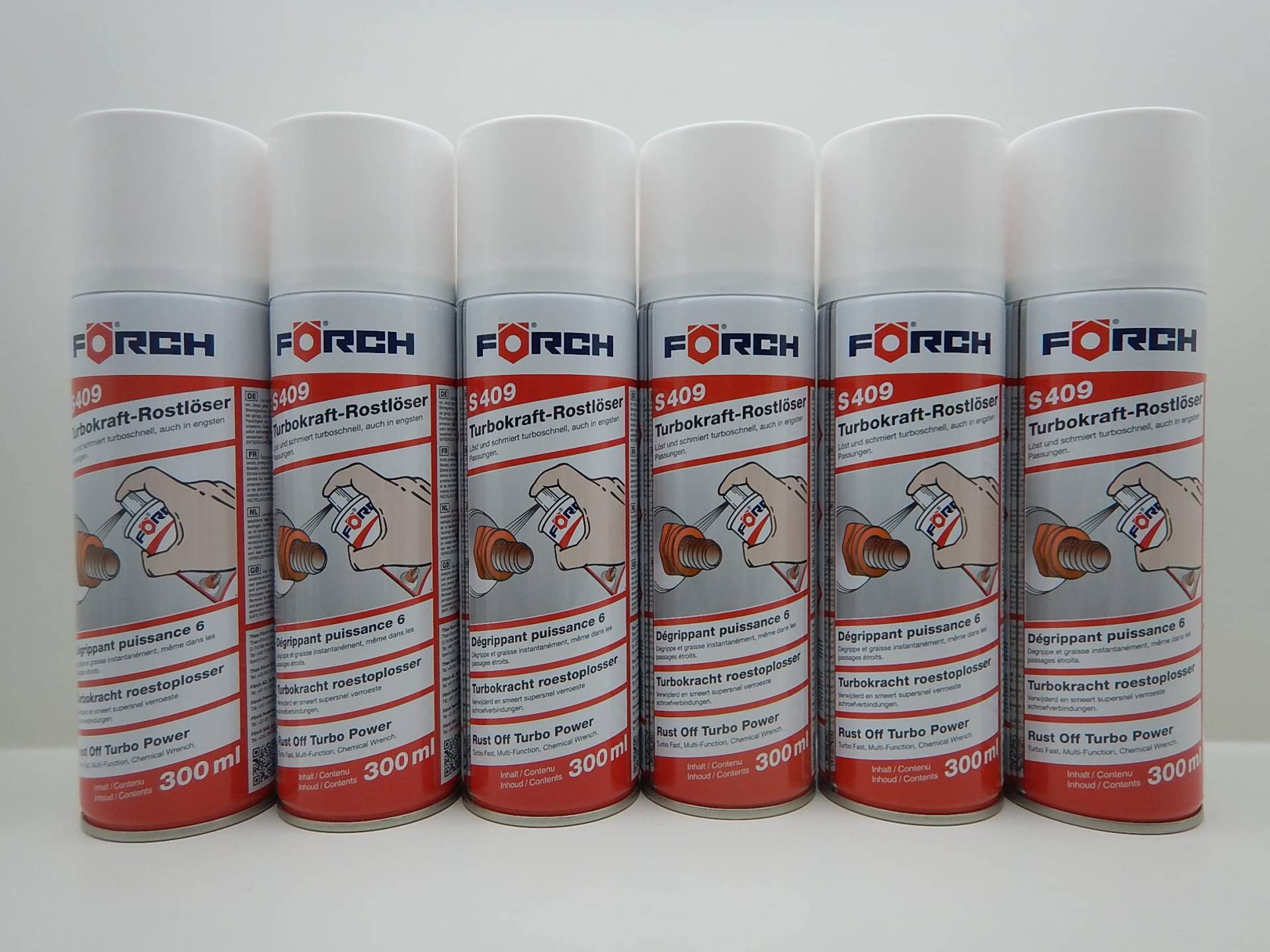 Förch S409 TURBOKRAFT ROSTLÖSER Schrauben LÖSEN ROST KRIECHÖL 300ml (6) von Förch