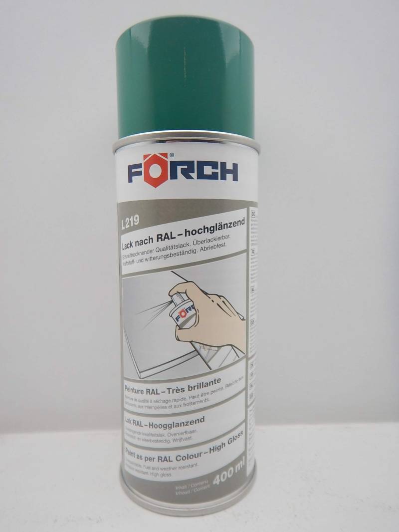 FORCH TÜRKISGRÜN GRÜN TÜRKIS RAL 6016 Lack LACKSPRAY Spray SPRAYDOSE 400ML (1) von FORCH