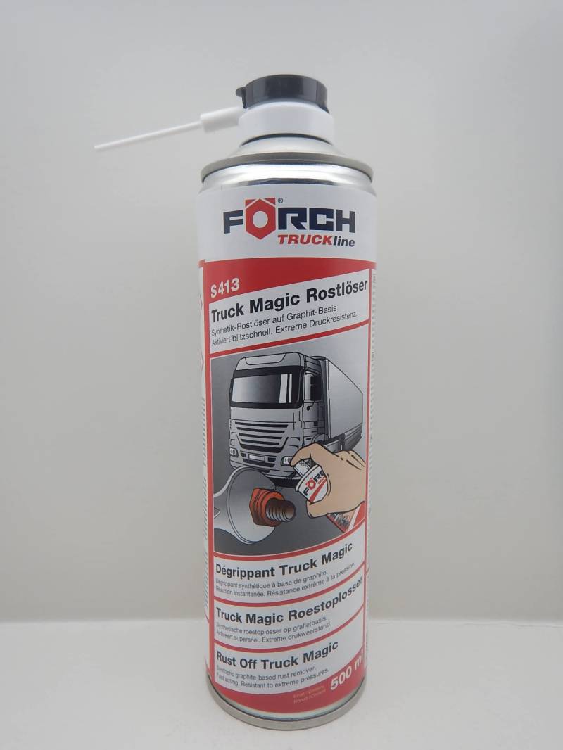 FORCH Truck Magic S413 ROSTLÖSER Spray KRIECHÖL Extreme SCHMIERWIRKUNG 500ML (1) von FORCH