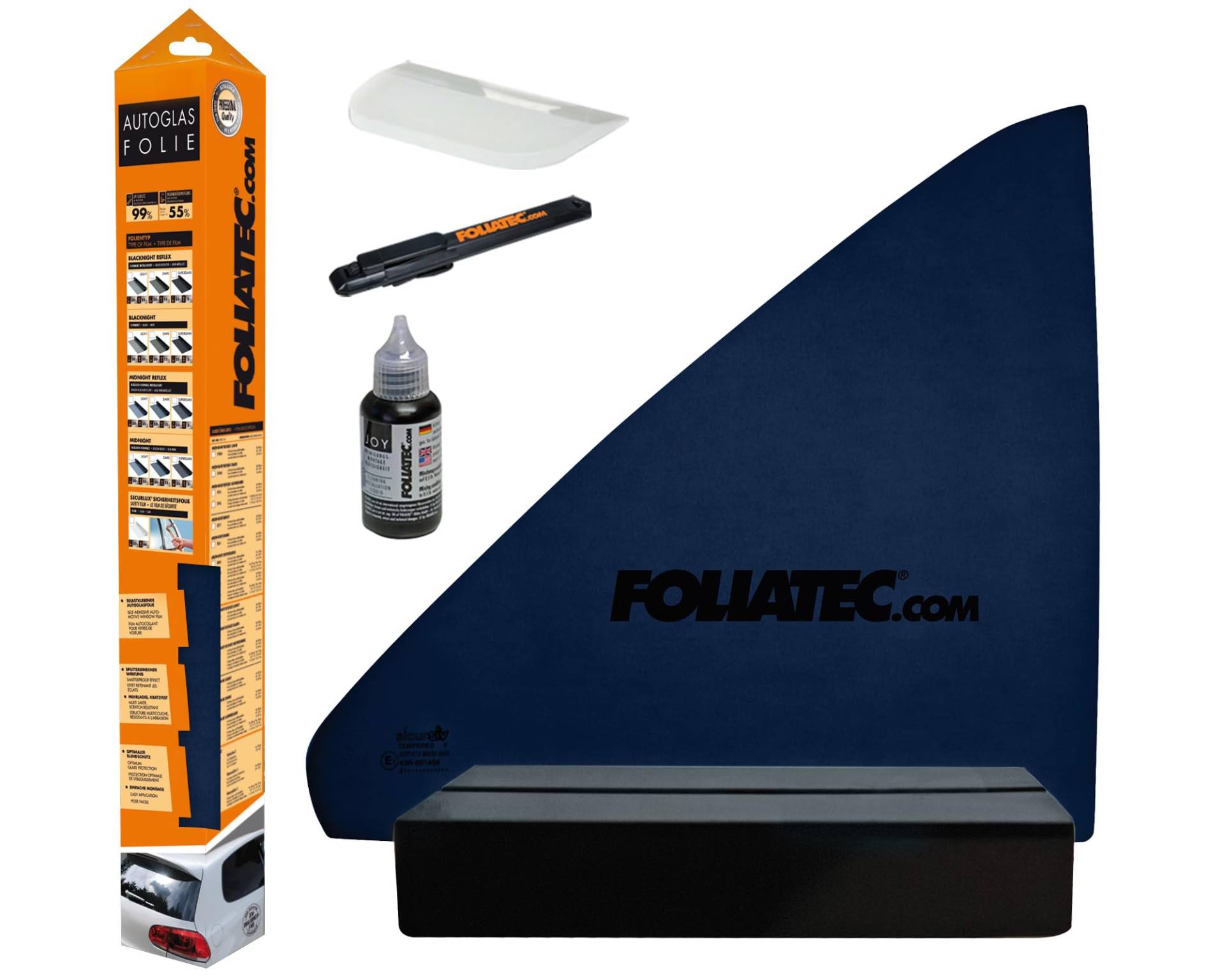 Foliatec Scheibentönungsfolie, Tönungsfolie für Autoscheiben, MIDNIGHT Superdark, 76 x 300 cm, von außen blau-schwarz, von innen transparent, 95% Verdunkelung Maße: Foliatec Scheibentönungsfolie, Tönungsfolie für Autoscheiben, MIDNIGHT Superdark, 76 x 300 cm, von außen blau-schwarz, von innen transparent, 95% Verdunkelung Maße: von Foliatec
