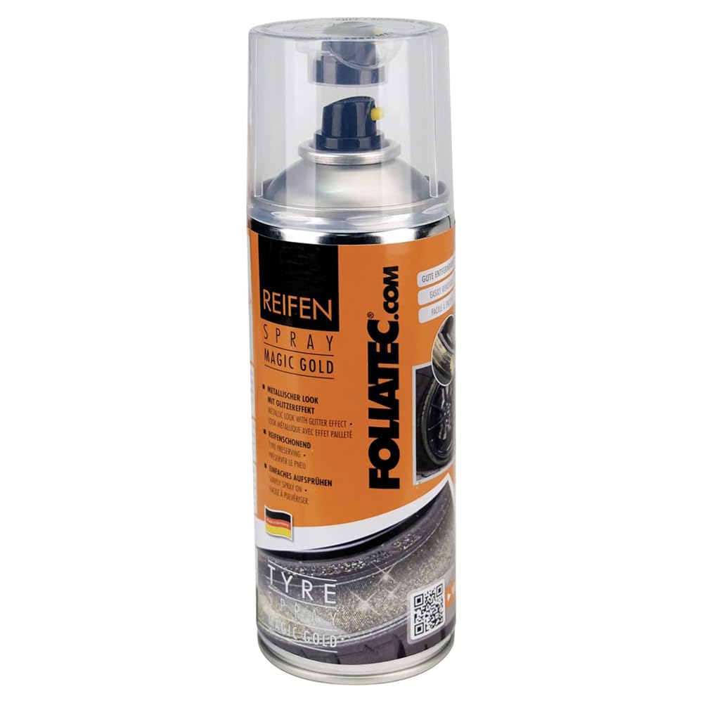 Foliatec 2701 Auto Reifenspray Reifenglanz Reifen Glanz Gel Kunststoffpflege Gummipflege Reifenpfleger Magic Gold 400 ml Foliatec 2701 Auto Reifenspray Reifenglanz Reifen Glanz Gel Kunststoffpflege Gummipflege Reifenpfleger Magic Gold 400 ml von Foliatec