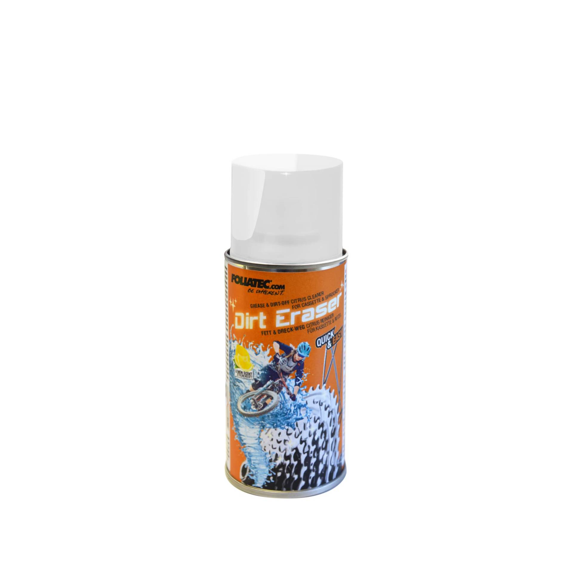 FOLIATEC Dirt Eraser Citrus Reiniger für Bike, Spray Reiniger, 150 ml von Foliatec