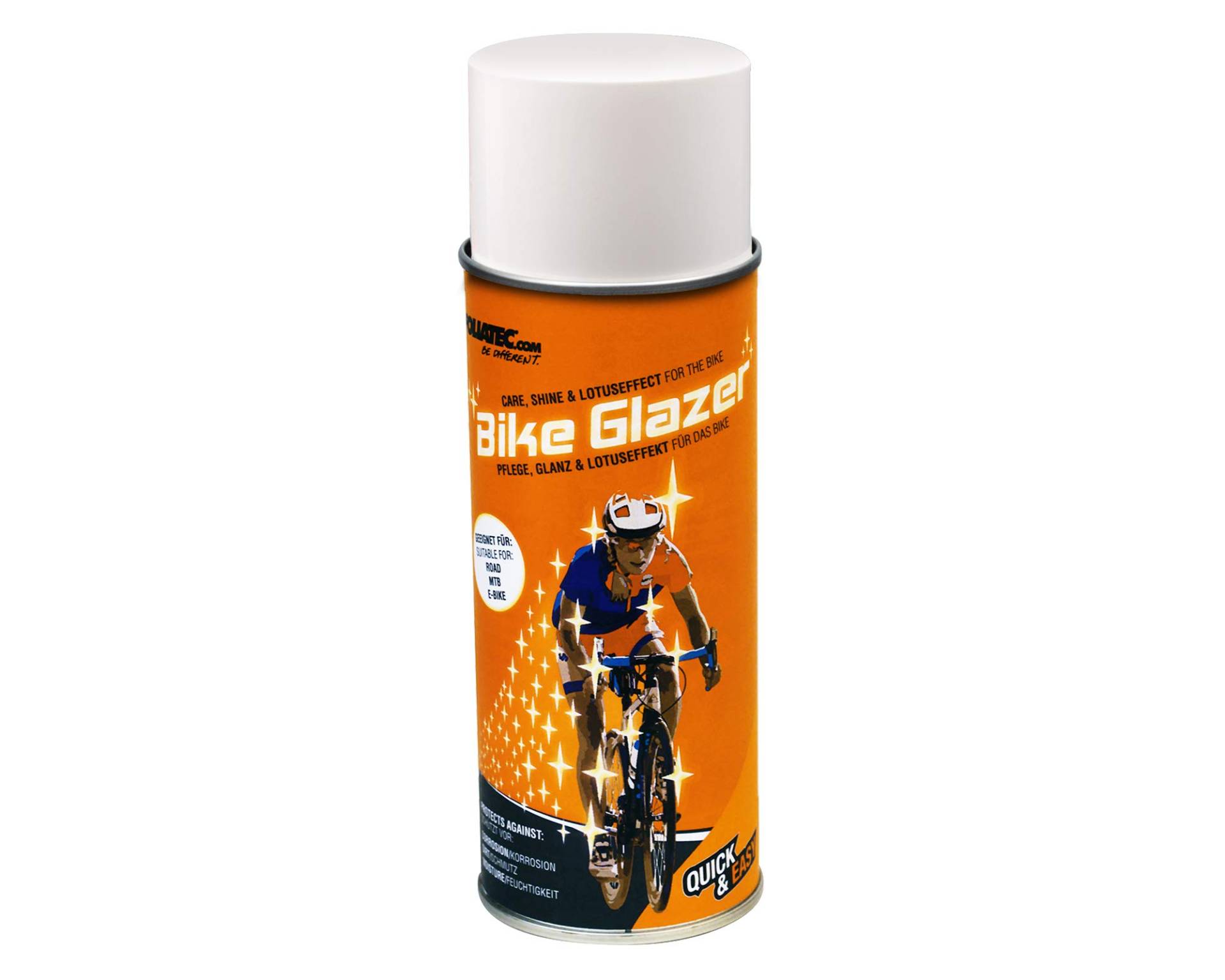 Foliatec Fahrrad Glanzspray, Schutzschicht für Fahrräder, E-Bikes vor Witterungseinflüsse, Staub-und schmutzabweisend, 400 ml von Foliatec