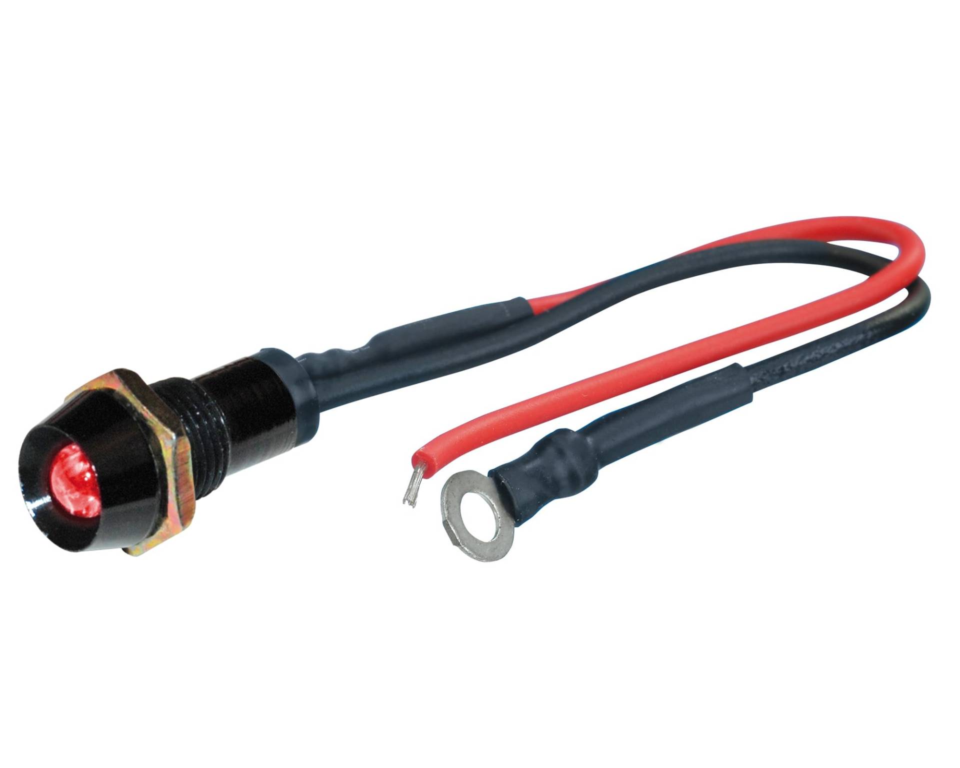 FOLIATEC LED Control Light schwarz Kontrolllampe Signallampe Ø = 10mm, feuerrot FOLIATEC LED Control Light schwarz Kontrolllampe Signallampe Ø = 10mm, feuerrot von Foliatec