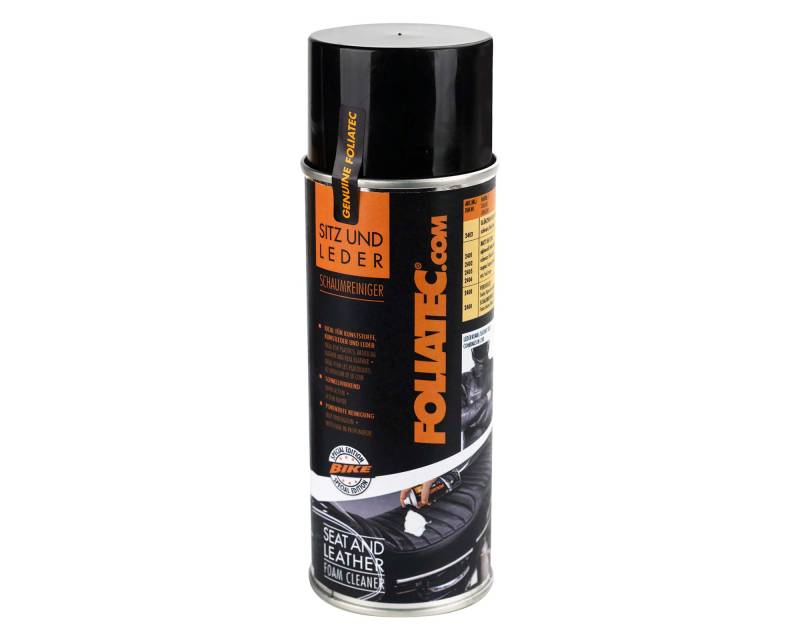 Foliatec Auto Leder Pflege Sitz und Leder Schaumreiniger, Schnellwirkend, Reinigungsschaum für alle Oberflächen, 400 ml von Foliatec