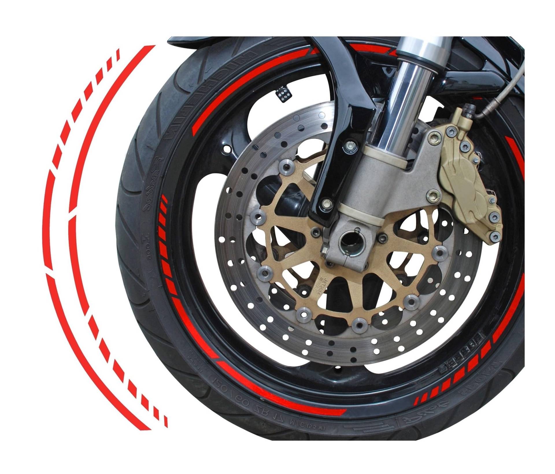 Foliatec PIN-Striping 'Racing' Felgendesign Neon/Rot - Breite = 7mm: 14x 41 cm Foliatec PIN-Striping 'Racing' Felgendesign Neon/Rot - Breite = 7mm: 14x 41 cm von Foliatec