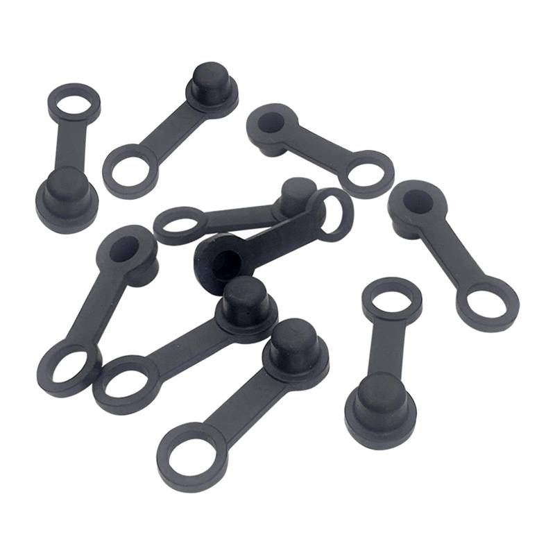 Folpus 10x Autorbremspumpe Staubkappe Ölausflussschraube Reparaturteile Schraubenstaubkappe von Folpus