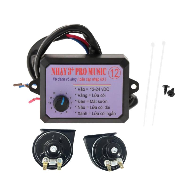 Folpus 12V Controller Set für Fahrzeuge Ersatzteile für Motorräder, 12 Töne von Folpus