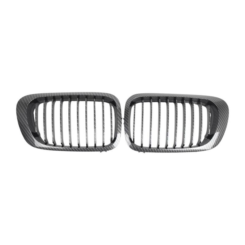Folpus 2 Stück Front Nierengrill 51138208685 Einfach zu installieren 51138208686 Auto Frontgrill für E46 Automobilzubehör von Folpus