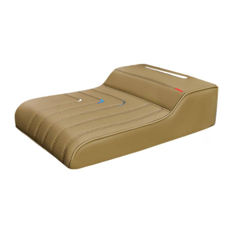 Folpus Auto Armlehnenabdeckung Autosenträger Konsole Abdeckung wasserdicht, Beige von Folpus