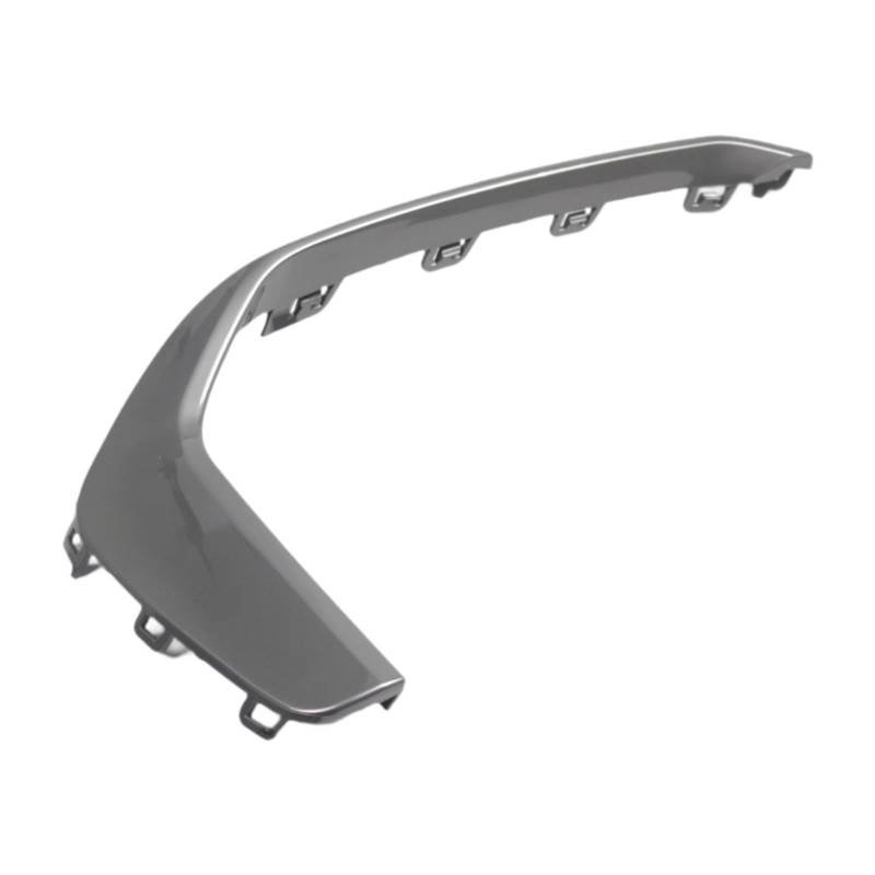 Folpus Links vorderer Lippen-Unterspoiler 4K0807967a Robustes Auto Tragbarer Verschleiß widerstandsfähige Valance-Trimmabdeckung für S6 A6 C8, Silber Grau von Folpus