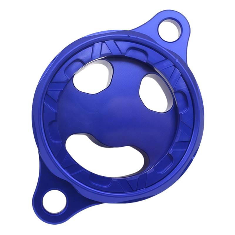 Folpus Motorrad Ölfilter Abdeckkappe Zubehör Hochleistungs-Aluminiumlegierung für TRX450R 450er Cbf450R Professional, Blau von Folpus