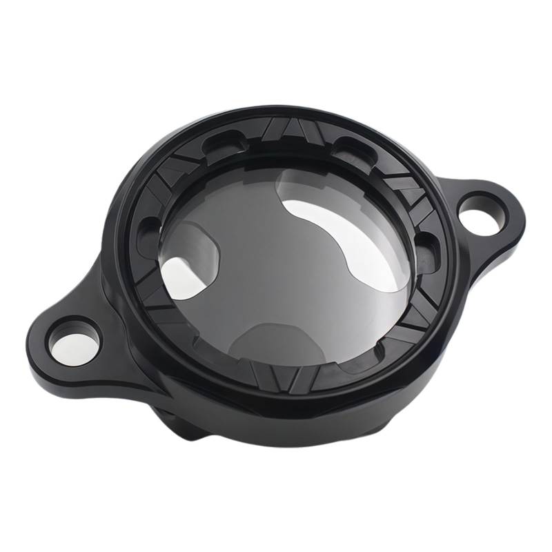 Folpus Motorrad Ölfilter Abdeckkappe Zubehör Hochleistungs-Aluminiumlegierung für TRX450R 450er Cbf450R Professional, Schwarz von Folpus