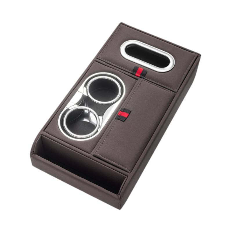 Folpus Organizer für Die Mittelkonsole Im Auto, Braun von Folpus