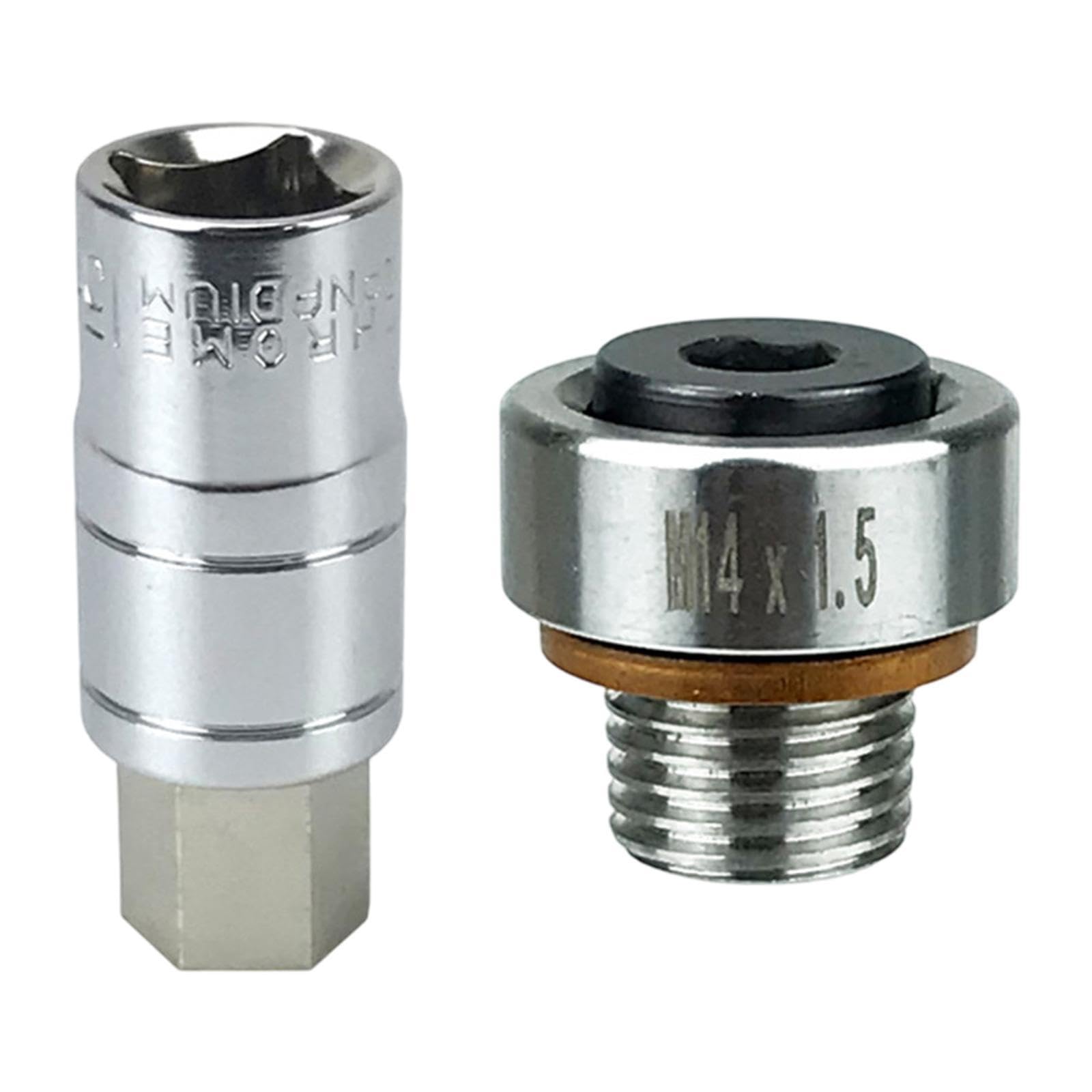 Folpus Reparaturschraube für die Ölwanne Abflussstopp robuste Anti -Leckage, M14 1.5 Folpus Reparaturschraube für die Ölwanne Abflussstopp robuste Anti -Leckage, M14 1.5 von Folpus