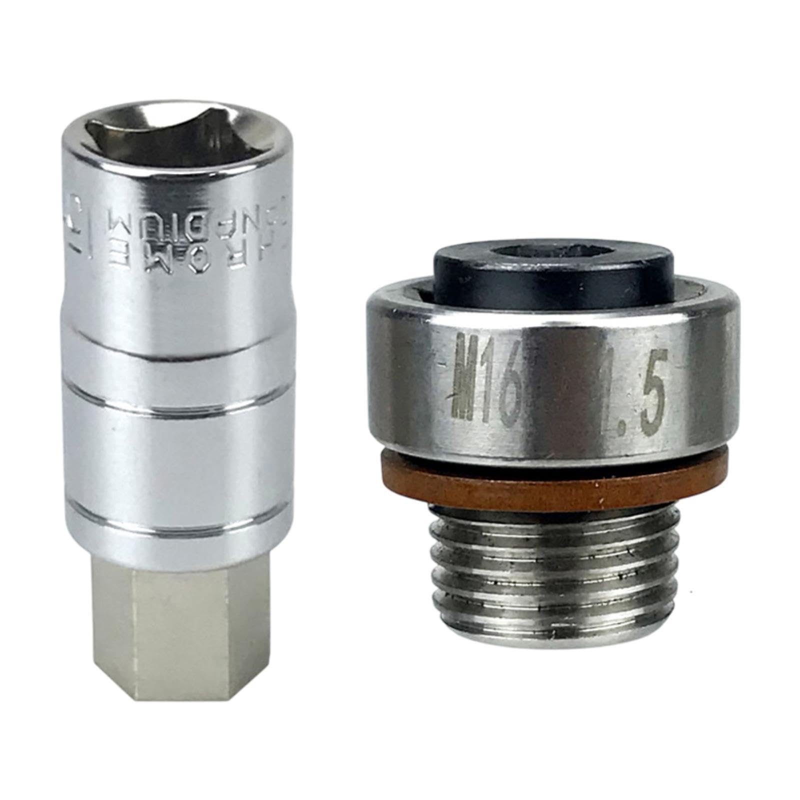 Folpus Reparaturschraube für die Ölwanne Abflussstopp robuste Anti -Leckage, M16 1.5 Folpus Reparaturschraube für die Ölwanne Abflussstopp robuste Anti -Leckage, M16 1.5 von Folpus