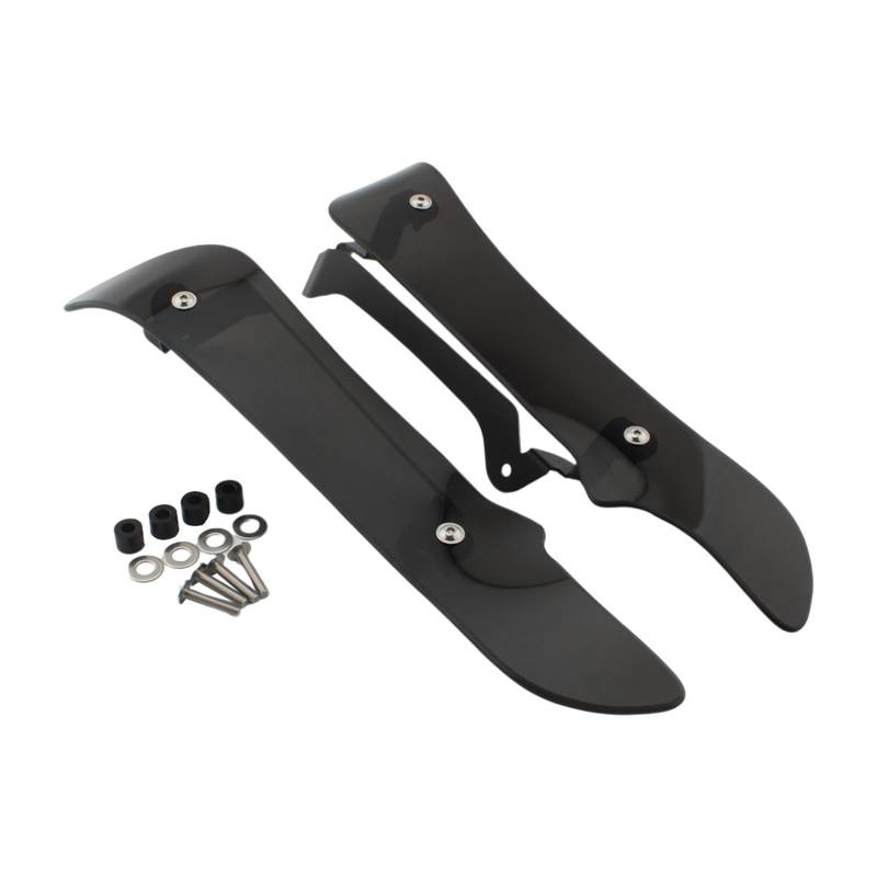 Folpus Seitenverkleidung Spoiler Set für K1600GT Motorrad, Schwarz von Folpus