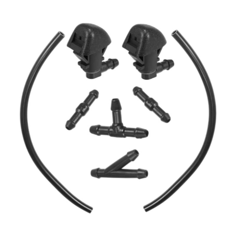 Folpus Windschutzscheibe-Waschdüse, Sprühdüse, Verschleiß resistenter praktischer Windschutzscheibenwaschstrahl 76810SZAA01ZA für 2009-2014, Style B von Folpus