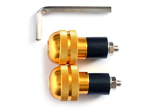 CP. Gerändelte Lenkerstabilisatoren Aluminium 13 mm. Gold von Forbikes