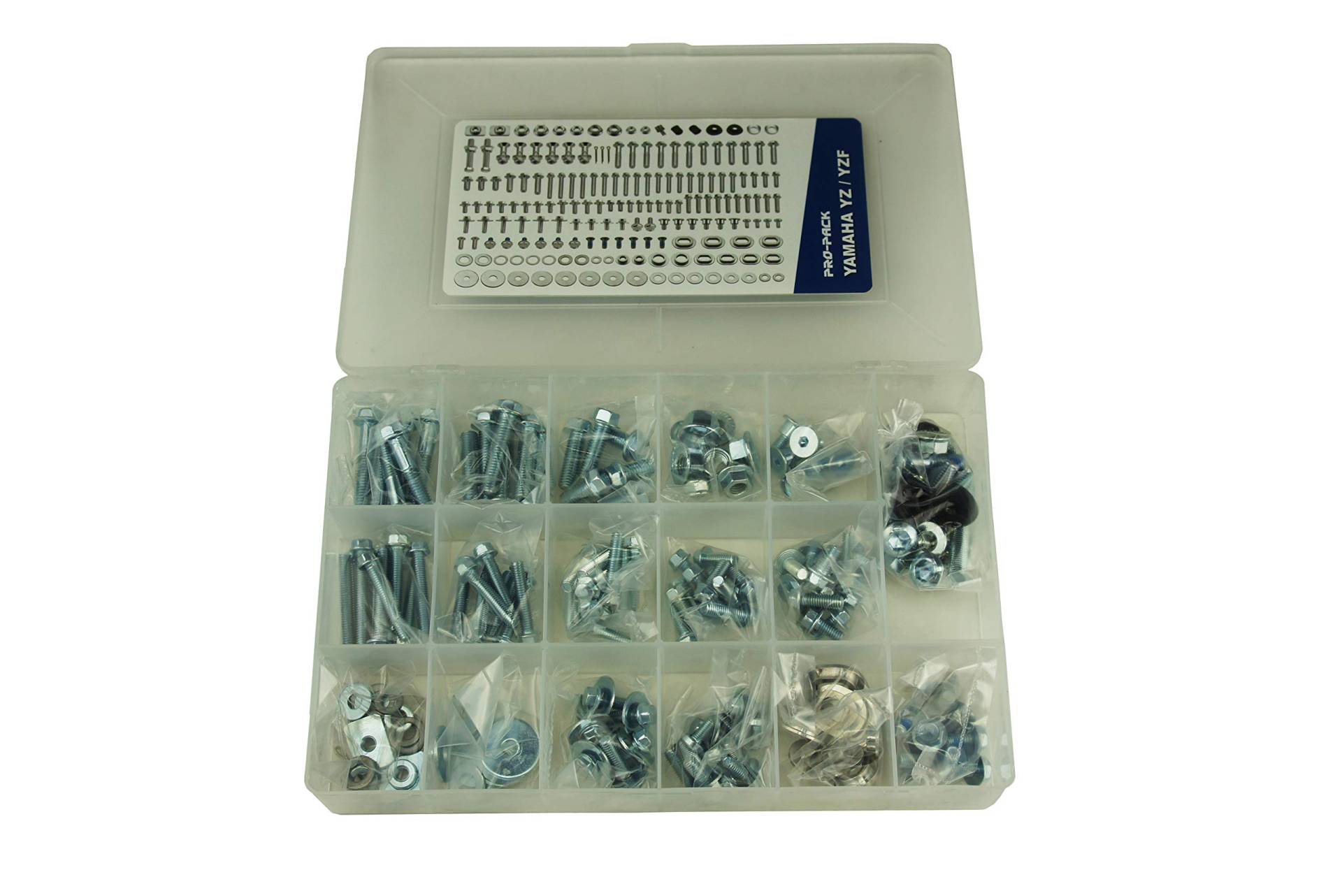 Forbikes Maxi Kit Off-Road-Schrauben Kompatibel mit Yamaha-Motorrädern Silber Forbikes Maxi Kit Off-Road-Schrauben Kompatibel mit Yamaha-Motorrädern Silber von Forbikes