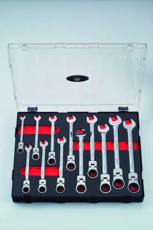 FORCE Ratschen-Ringgabelschlüsselsatz K51210F von Force
