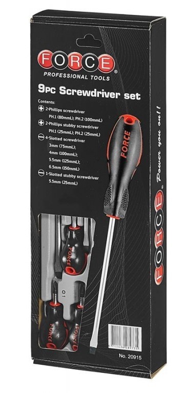 FORCE Schraubendrehersatz 20915 FORCE Schraubendrehersatz 20915 von Force