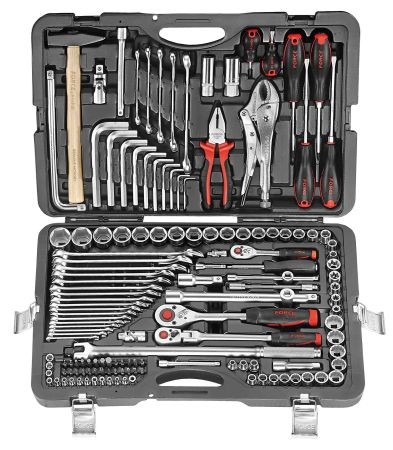 FORCE Werkzeugset 41421 Werkzeugsatz,Steckschlüsselsatz,Werkzeug Set,Werkzeug Kit von Force