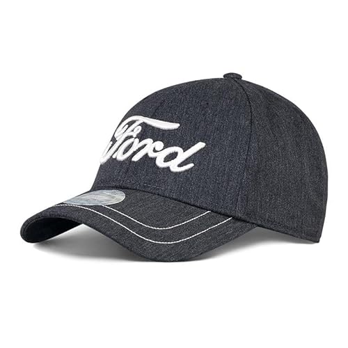 Ford Logo Basic rPET Baseball Cap Grau verstellbar von Ford