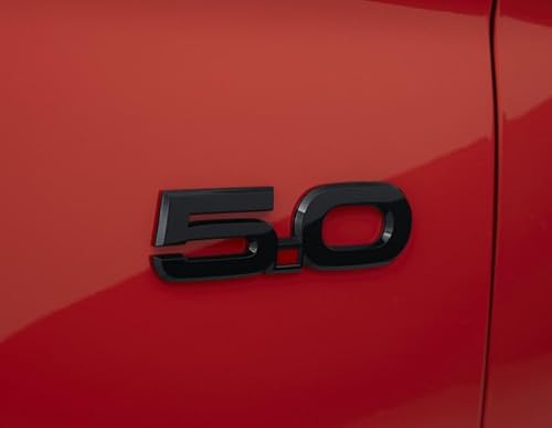 Original Ford Mustang 2017-Aktuell 5.0-Emblem Linke Seite, schwarz von Ford