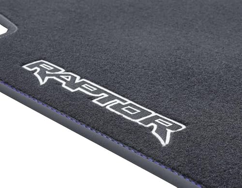 Ford Original Ranger 2019-2021 Velours-Teppichfußmatten vorne, schwarz, 2 teilig von Ford