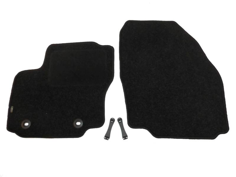 Original Ford S-MAX/Galaxy 2006-2012 Teppichfußmatten für vorne in Schwarz 1383092 von Ford