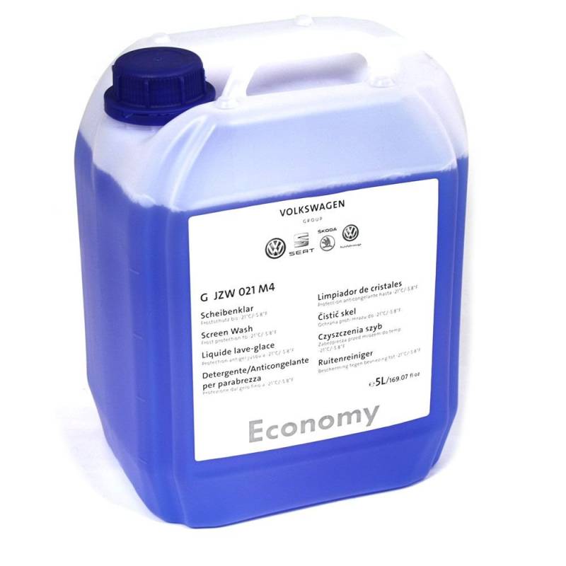 Scheibenreiniger Original VW ECONOMY Scheibenklar Frostschutz -21°C Reiniger Reinigungsmittel Scheibenreinigung 5 Liter GJZW021M4 von Ford