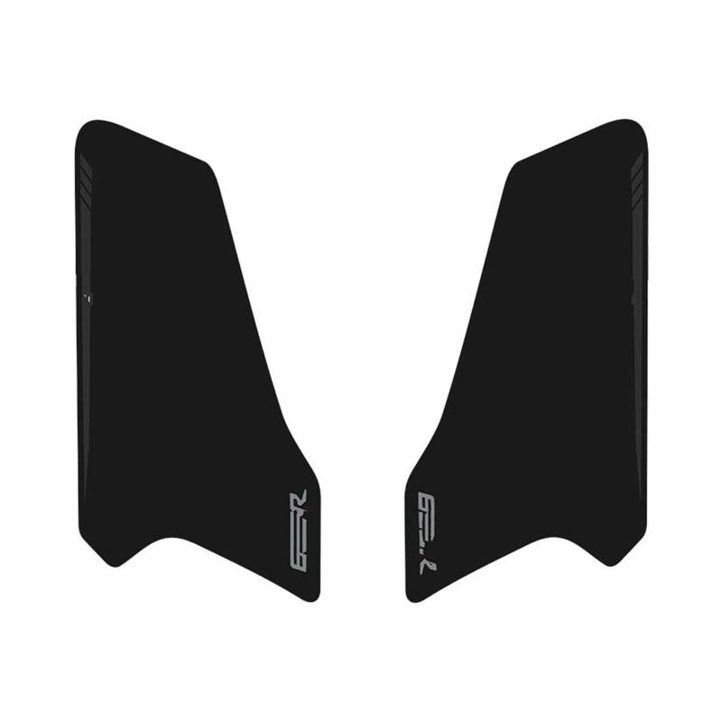 Kraftstofftankpad Gas FÜR CBR650R 2019-2024 Motorrad Anti Slip Kraftstoff Tank Pad Schutz Aufkleber Decals Zubehör Abdeckung Aufkleber(Grey-2pcs-Side) von ForgUe